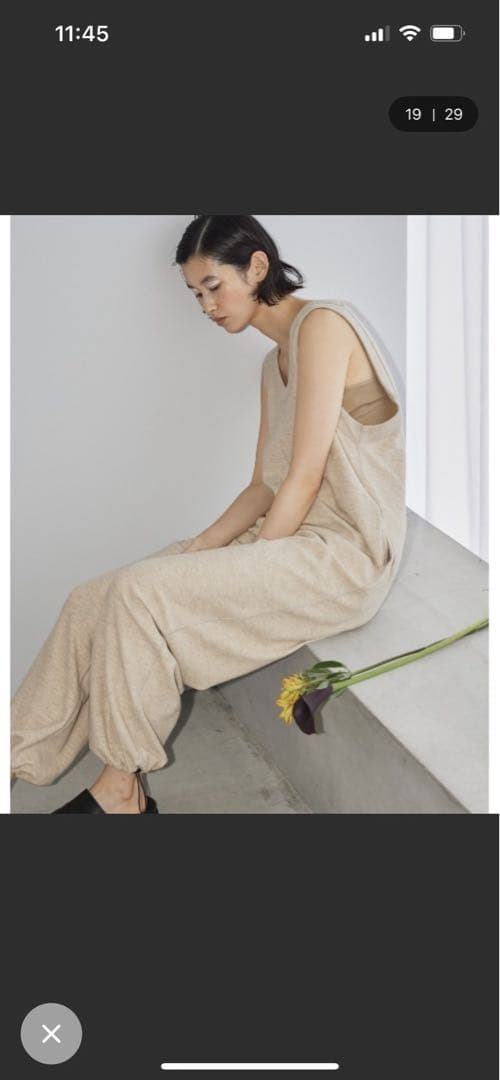 サロペット・オーバーオール・オールインワン TODAYFUL Cotton linen Rough Combinaison