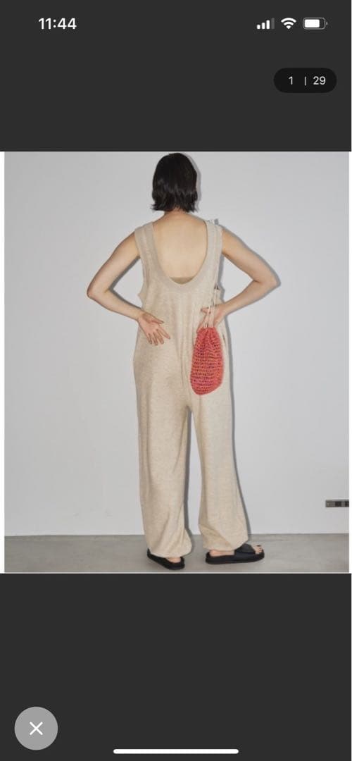 サロペット・オーバーオール・オールインワン TODAYFUL Cotton linen Rough Combinaison