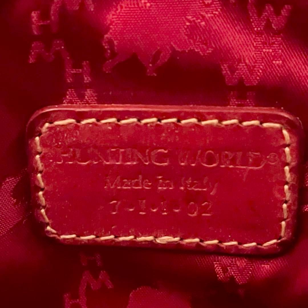 【希少】ハンティングワールド　ショルダーバッグ　ワンショルダーバッグ　レザー