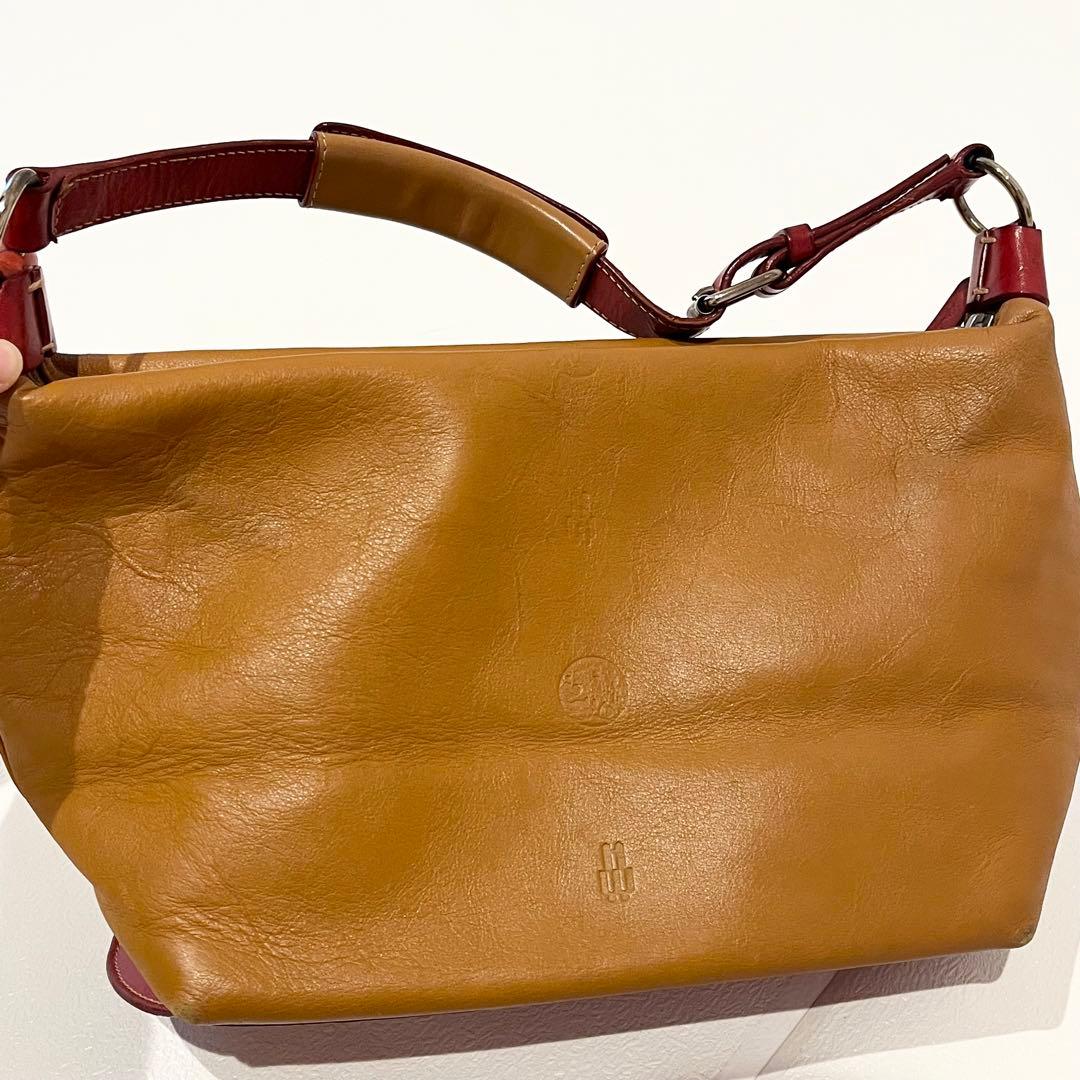 【希少】ハンティングワールド　ショルダーバッグ　ワンショルダーバッグ　レザー