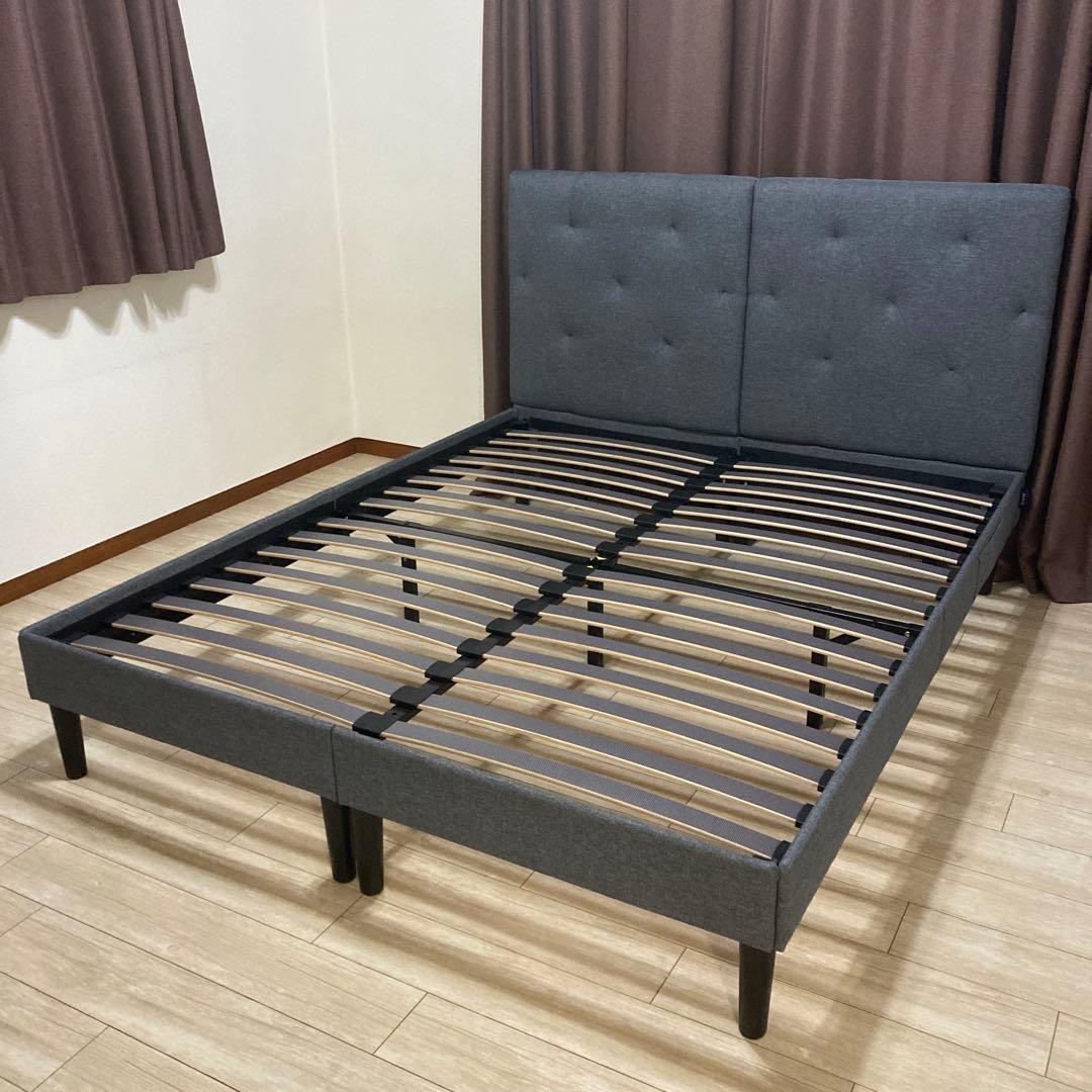 【自社エリア配送限定販売】Emma/エマ・ベッドフレーム/クイーンサイズ