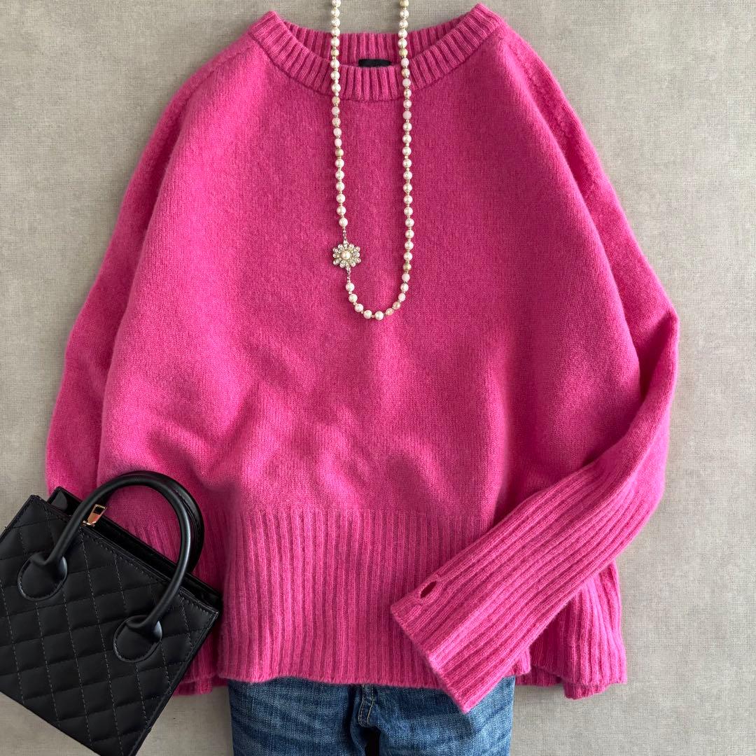 ドアーズ　Vネックギャザーワンピ/スピック&スパンロングリブプルオーバー