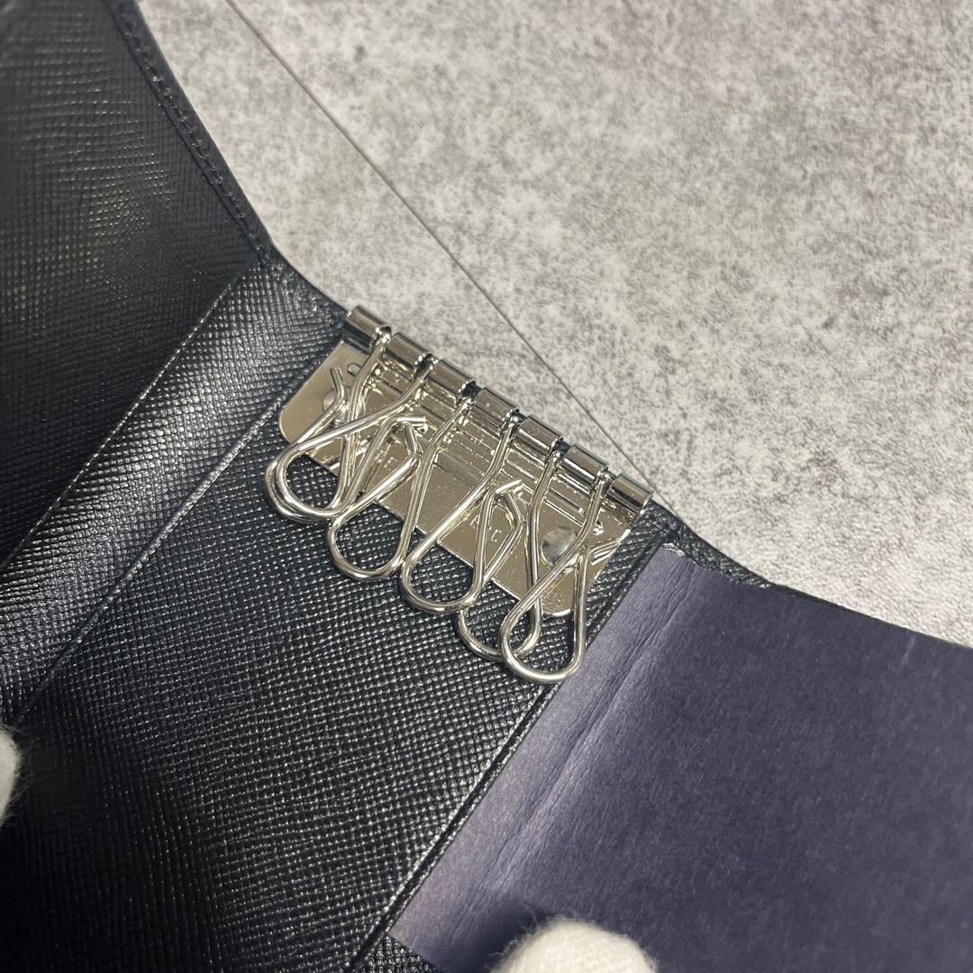 新品未使用 6連 キーケース 三角ロゴ 送料無料