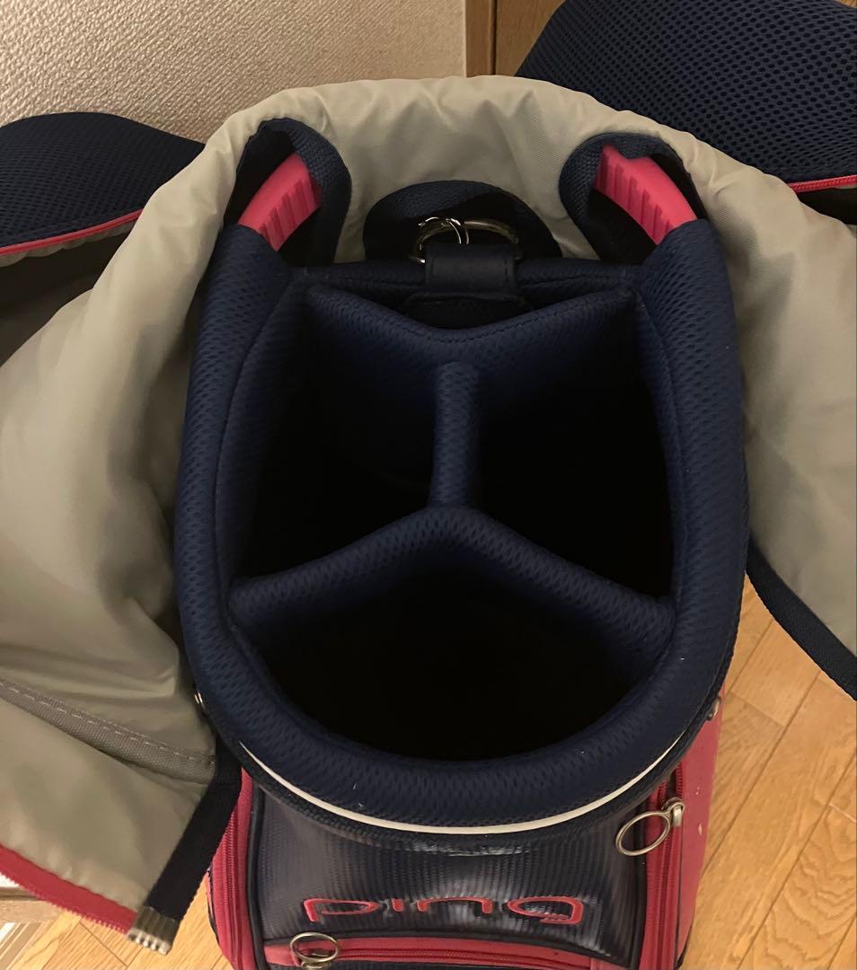 ⭐️ 良品 PING ピン ゴルフ キャディバッグ ピンク ネイビー