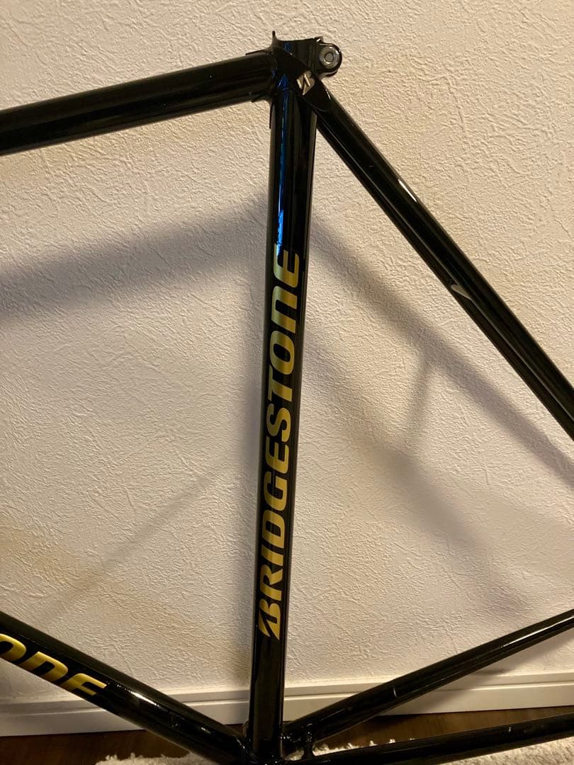送料込み　BRIDGESTONE ピスト フレーム ブラック njs 競輪