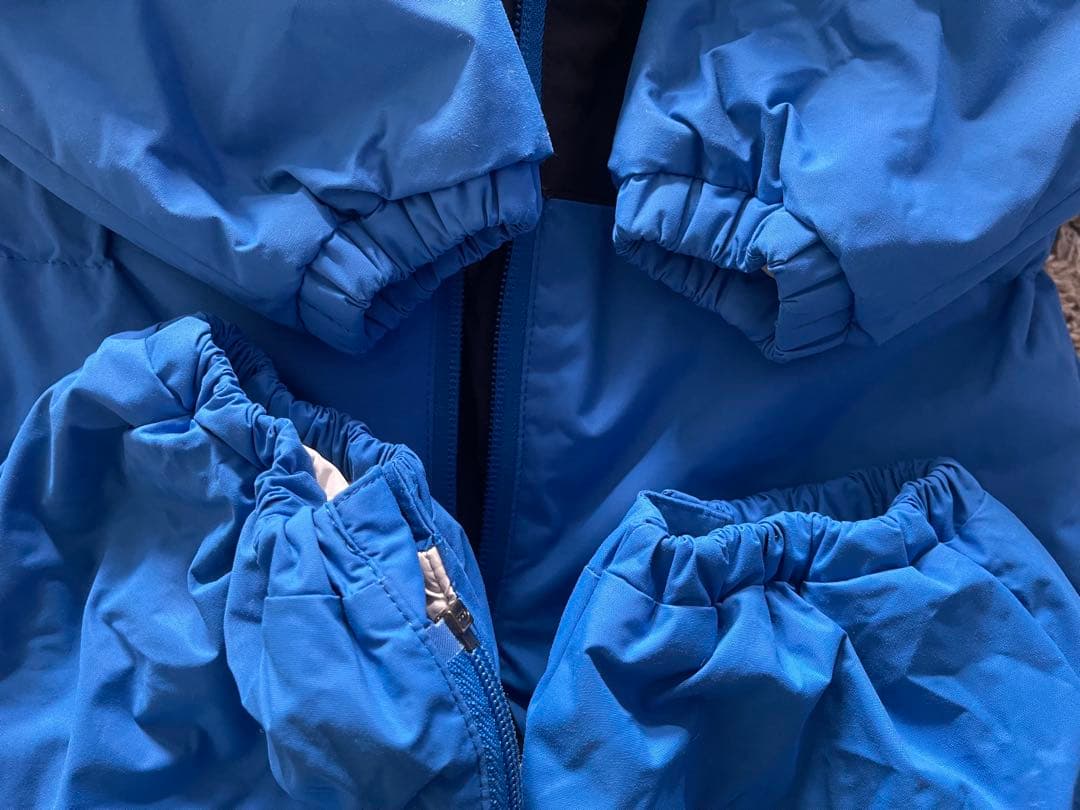 ノースフェイス スノーワンピース スノーウェア 90 ブルー