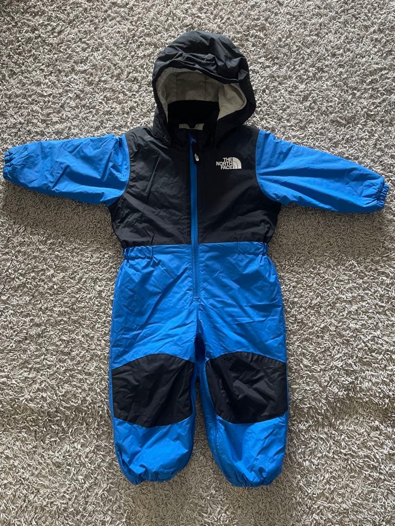ノースフェイス スノーワンピース スノーウェア 90 ブルー