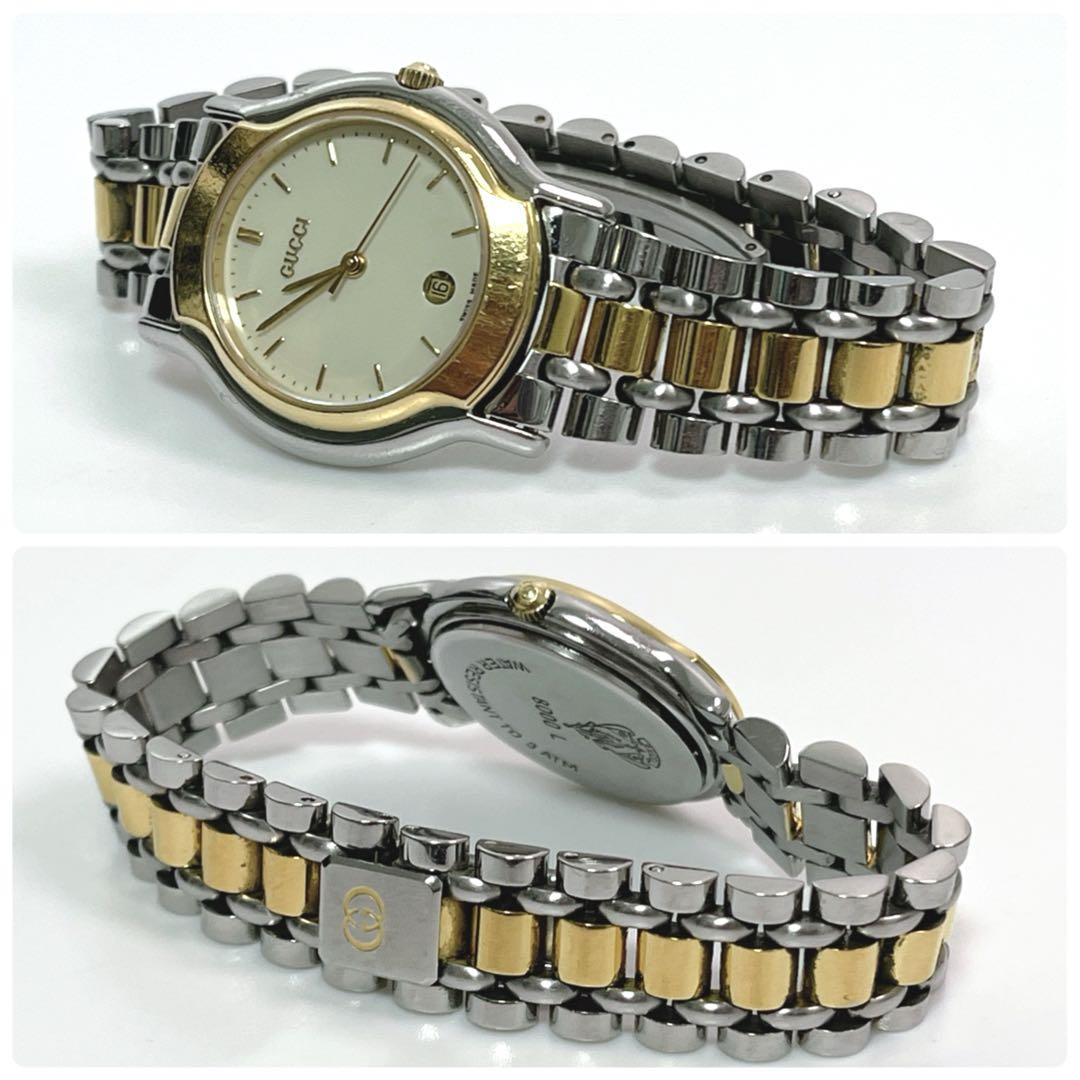 Pomex！極美品 GUCCI グッチ 8000L 腕時計 新品電池 希少