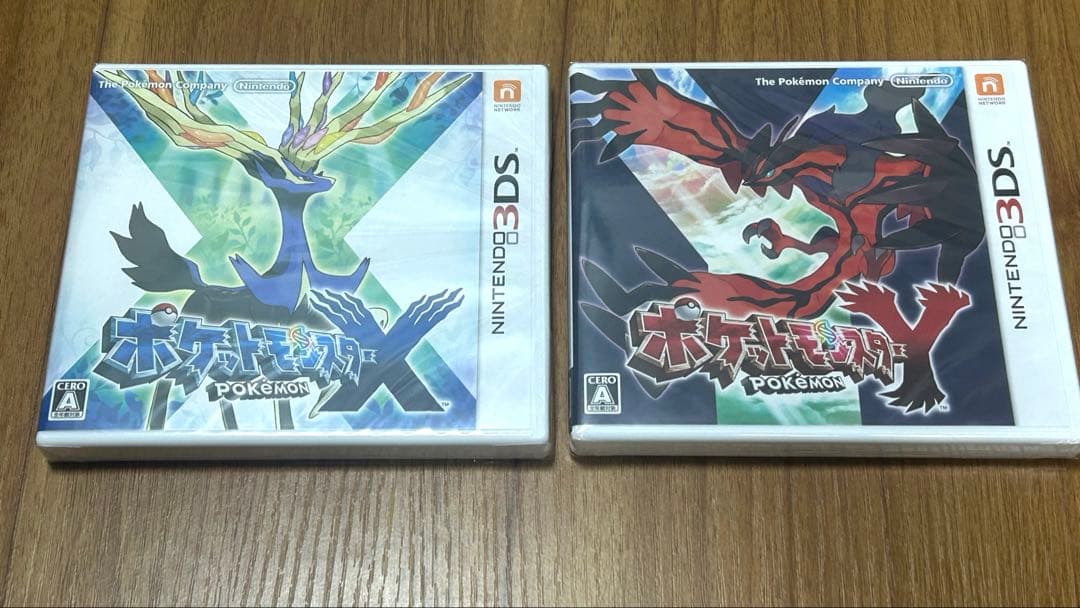 【新品未開封】ポケットモンスター X Y 2本セット シュリンク付き