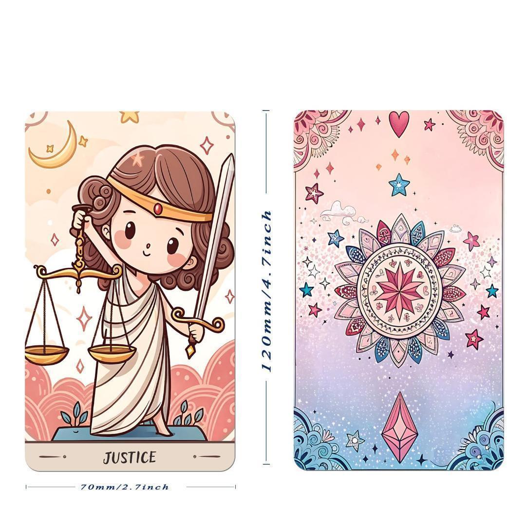 希少✨キュートな絵柄が可愛い海外タロットカード✨心と魂の癒しのゆめかわデッキ