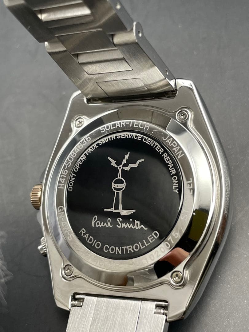 【廃番品】 Paul Smith ポールスミス クローズドアイズ　電波ソーラー