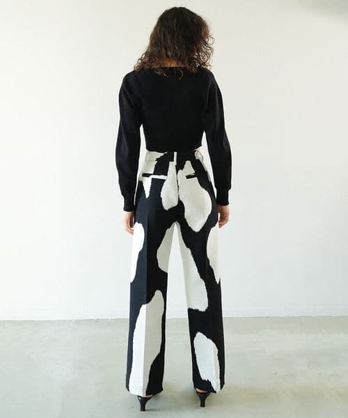 クラネ LOW WAIST STRAIGHT PANTS