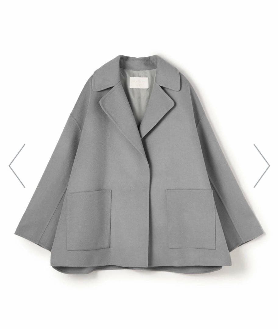 Ballsey プレミアムウールリバー オープンカラー ショートコート