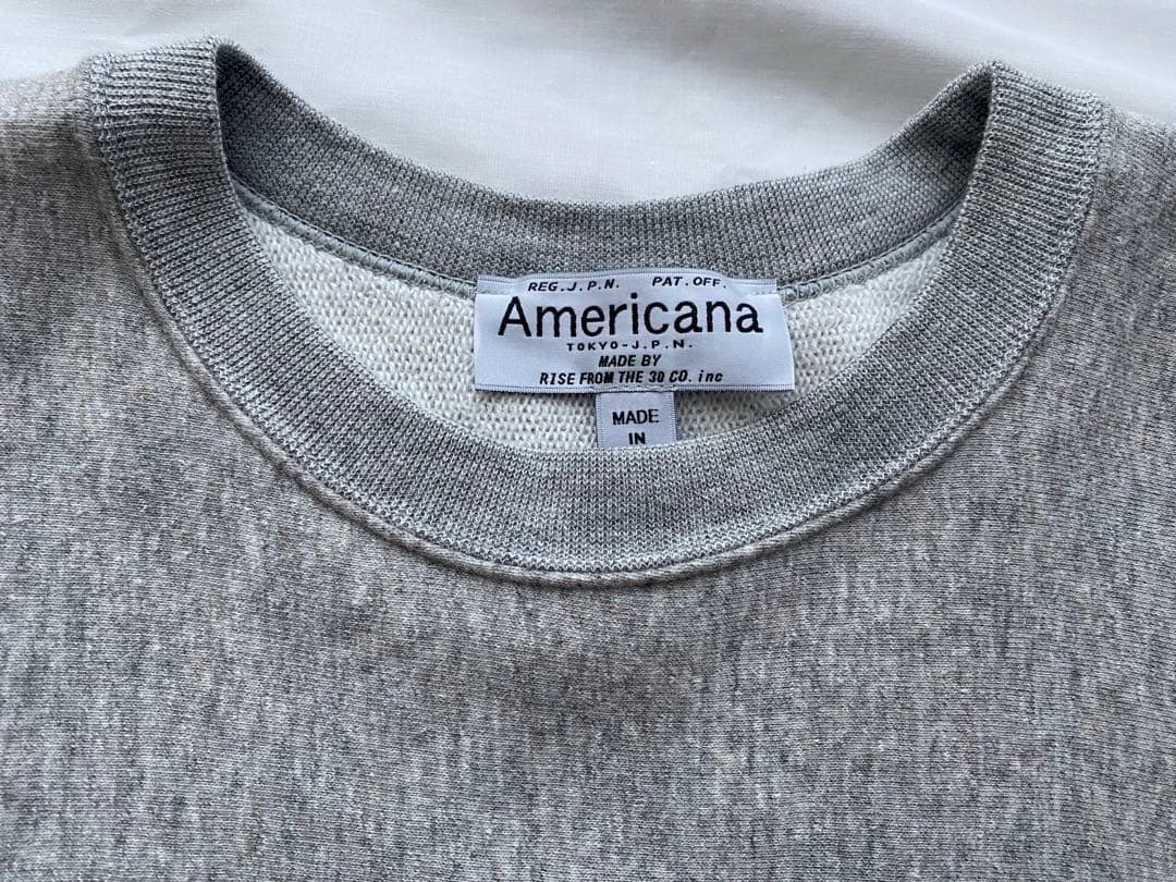 AMERICANA アメリカーナ バックロゴスウェット