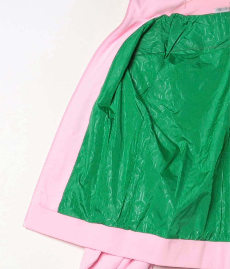 adidas originals ピンク ベロア トラックジャケット ジャージ