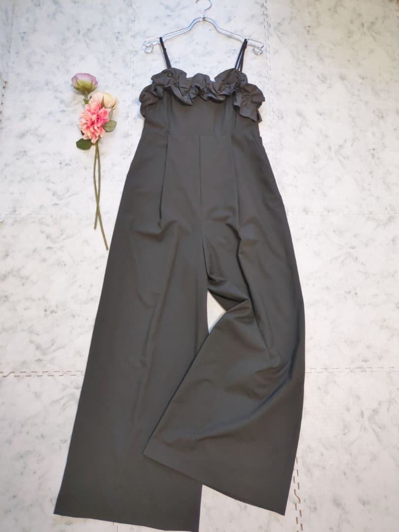 【美品】SLOBE IENA　2024AW　LES FLEURS サロペット