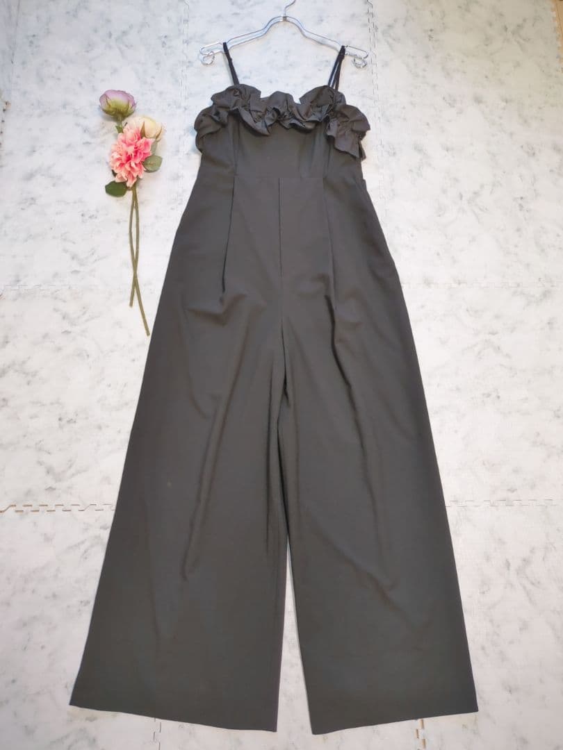 【美品】SLOBE IENA　2024AW　LES FLEURS サロペット