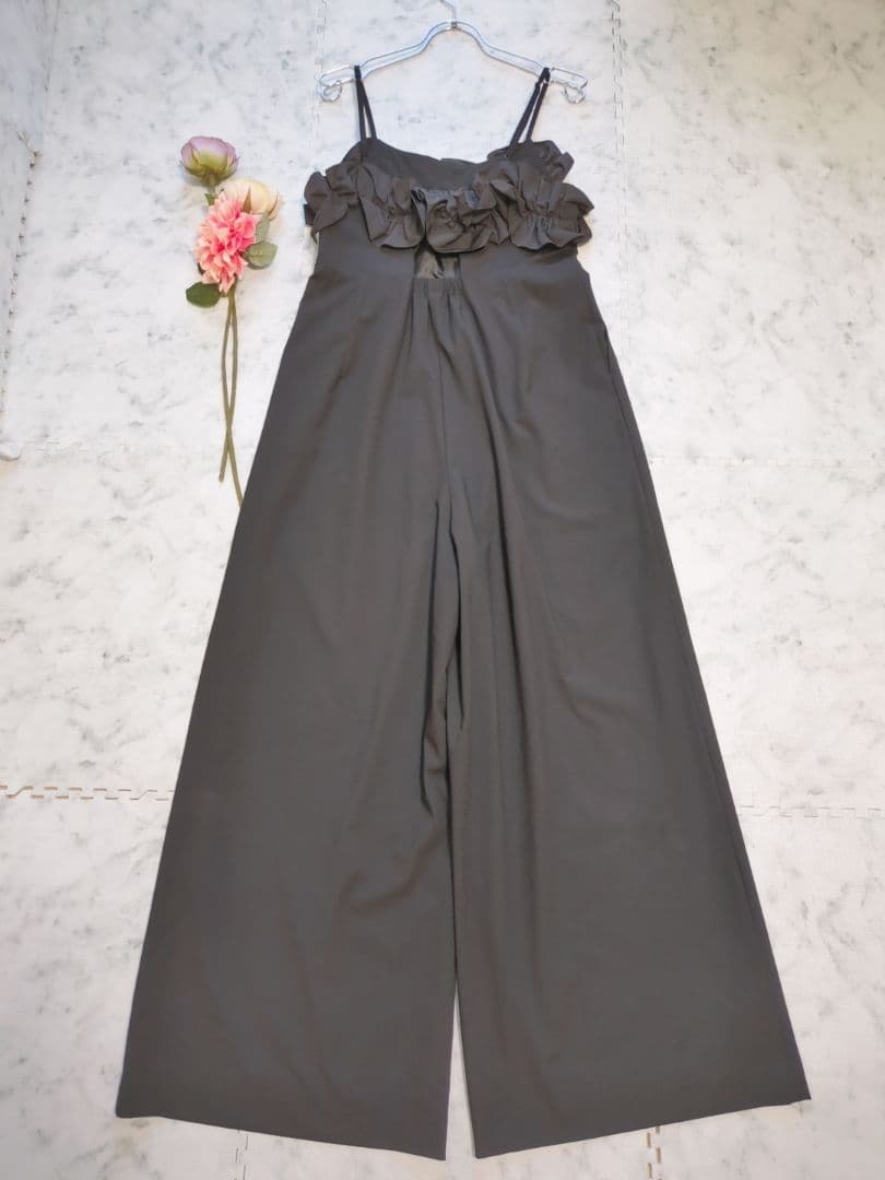【美品】SLOBE IENA　2024AW　LES FLEURS サロペット