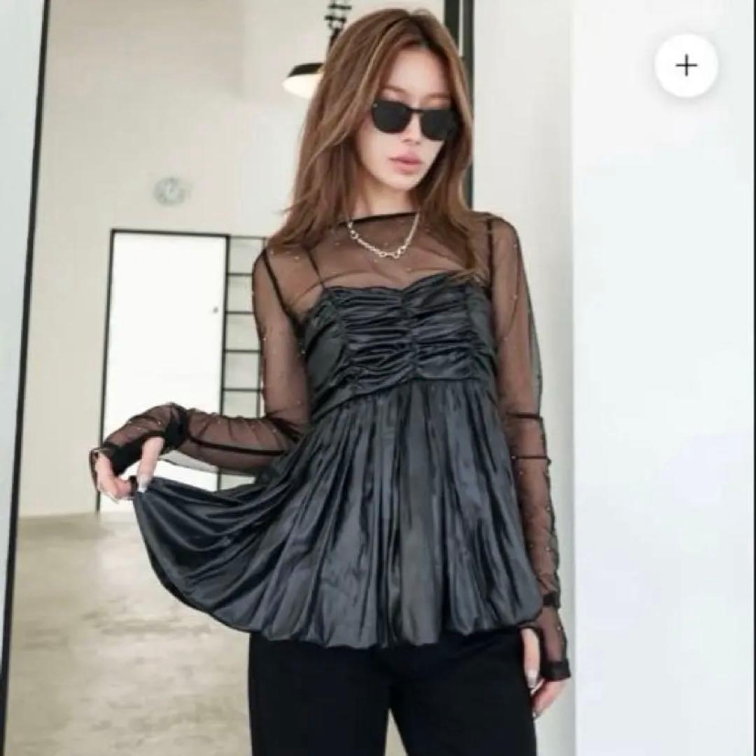 新品タグ付き✨️ GlamLips グラムリップス レザーライクぺプラム 黒