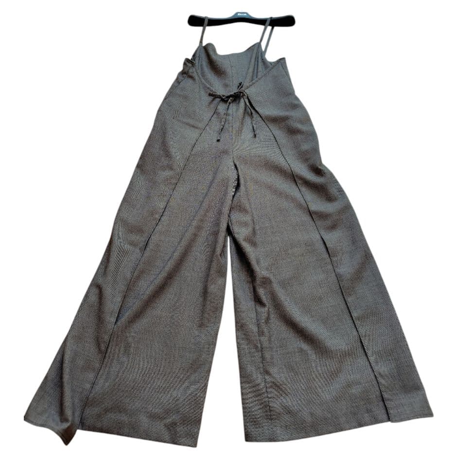 【レオ様】 オールインワン グレー ウール　36　レディース　ルネ