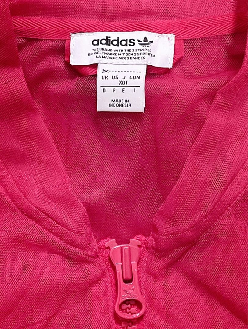 アディダス 希少 シースルー ピンク ジャージ ジャケット ブルゾン 水原希子