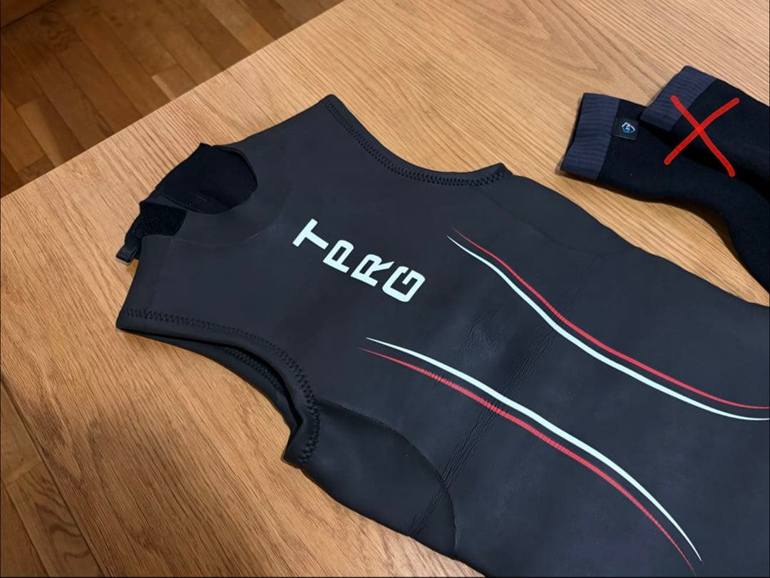 Sサイズ ウェットスーツ TPRG 3×2mm ロングジョン デックスシェル