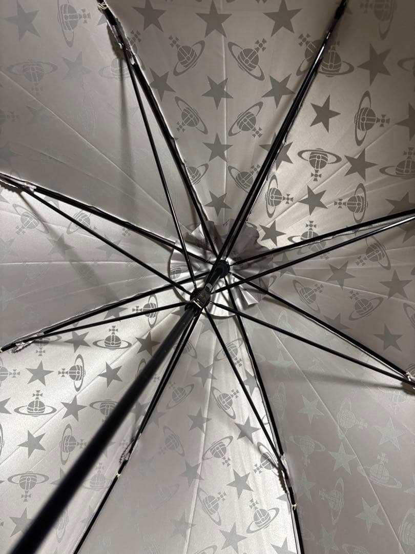 Vivienne Westwood/新品/雨傘 スター&ORB 長傘/グレー