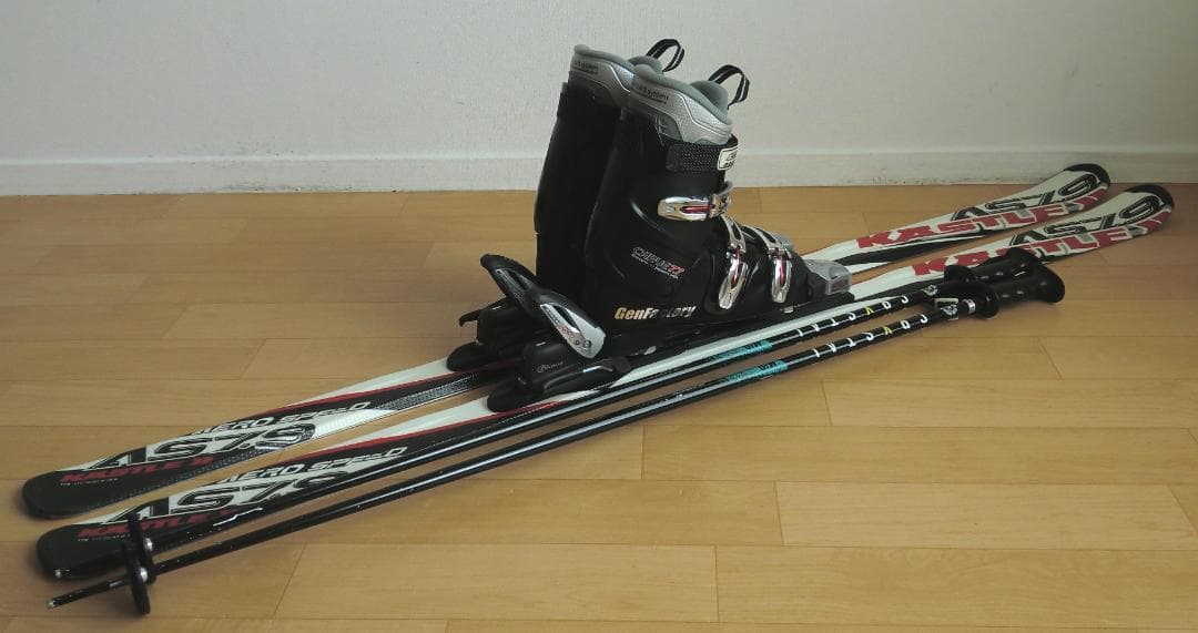 ■■送料無料■KASTLE■メンズスキー4点セット■170/28.5■メンテ付■