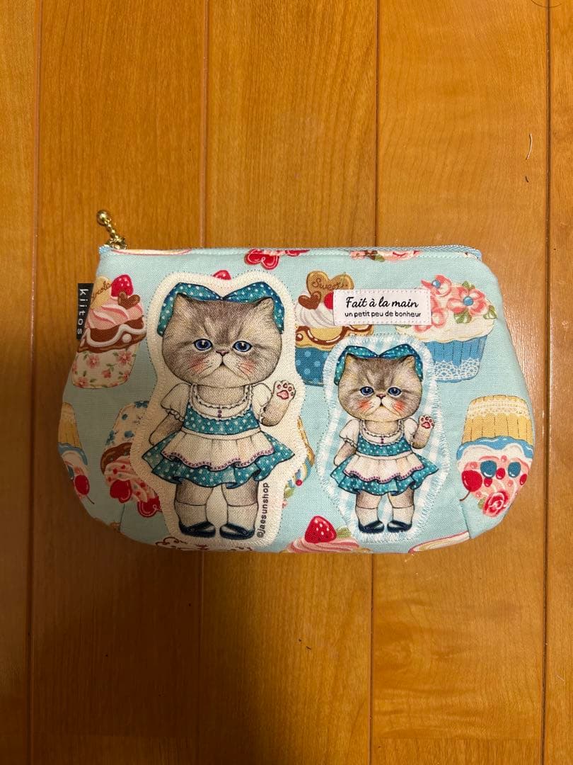 ハンドメイド　コヤンイサムチョン　ダーツ入りポーチ