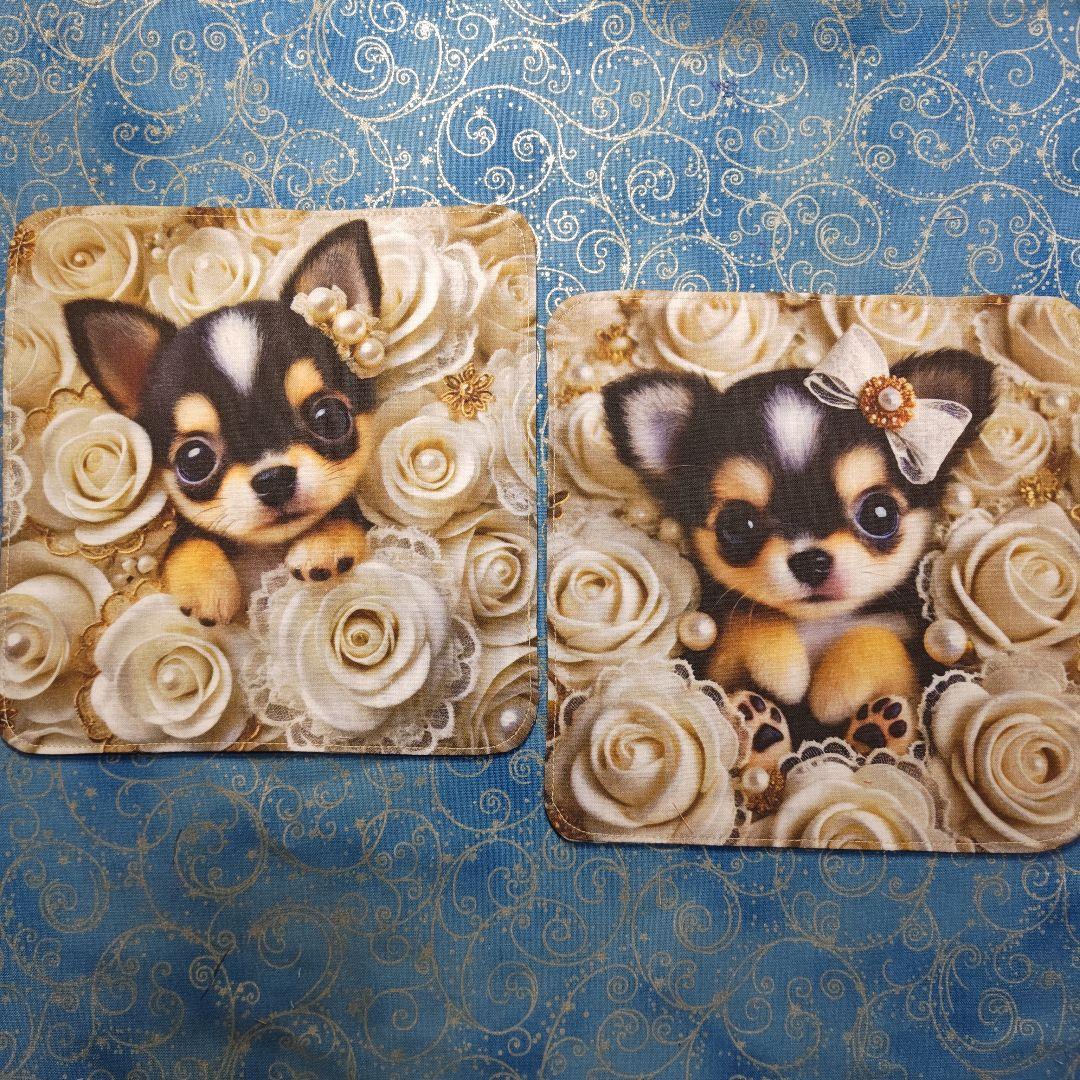 ★CHIYO★　ハンカチ　ワンコさん柄　24枚