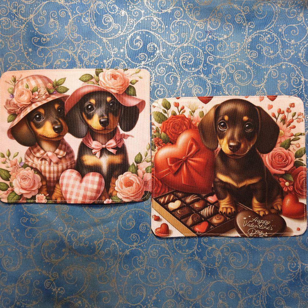 ★CHIYO★　ハンカチ　ワンコさん柄　24枚