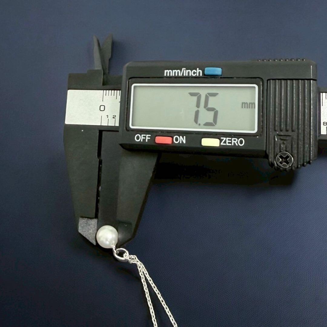 【極上】ミキモト　アコヤ　パール　本真珠　ネックレス　ペンダント　7.5ミリ