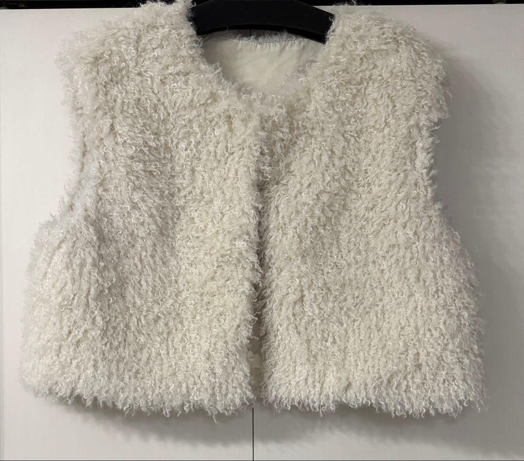 Gypsohila Poodle Vest ホワイト