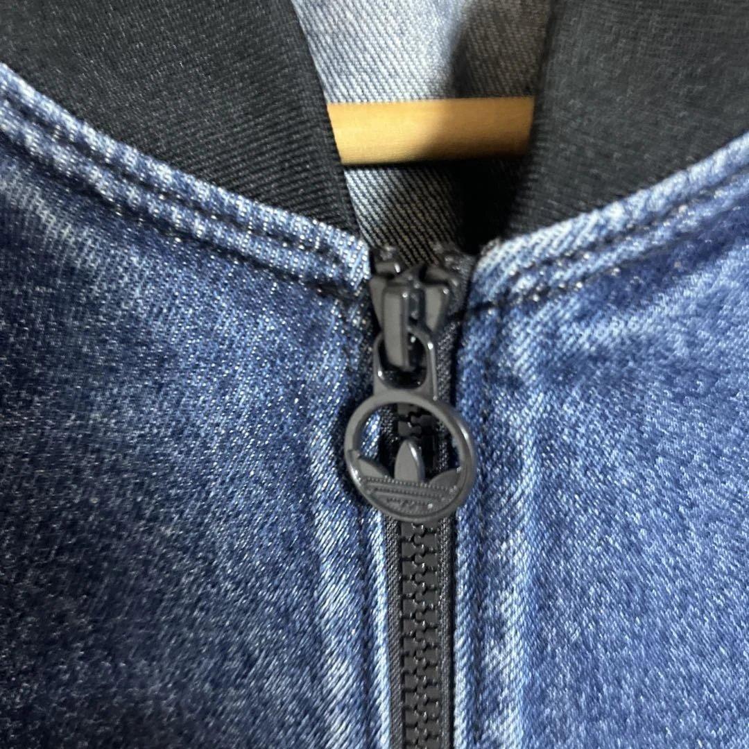 アディダス　カレッジ　デニムジャケット　XL