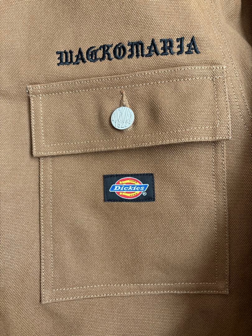 ワコマリア　ディッキーズ　カバーオール　ブラウン