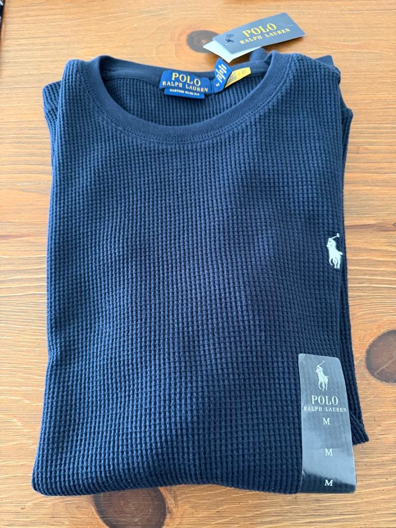【新品未使用】Polo Ralph Lauren ネイビー M 長袖Tシャツ