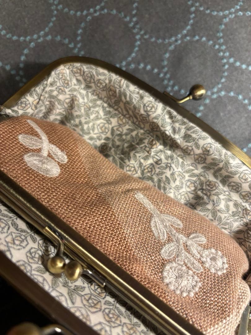 ミナペルホネン　親子がま口