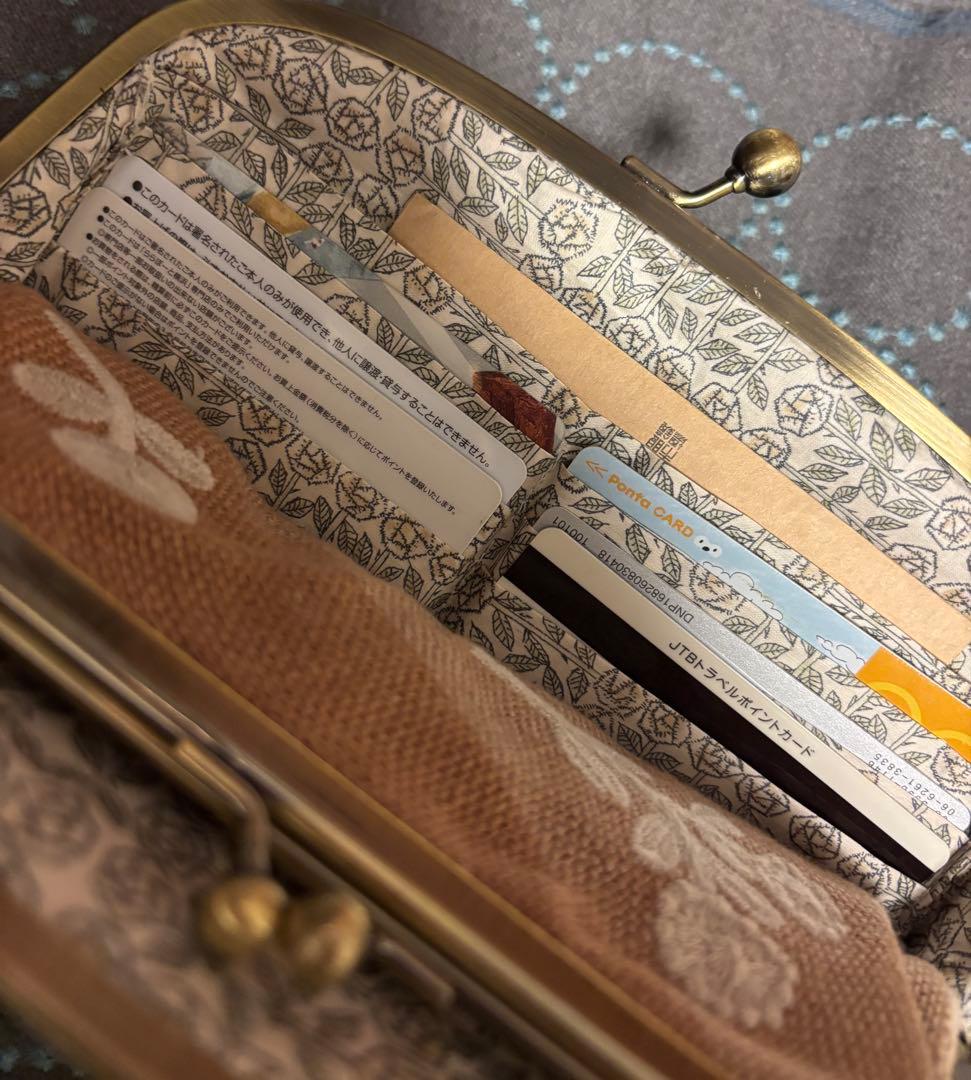 ミナペルホネン　親子がま口