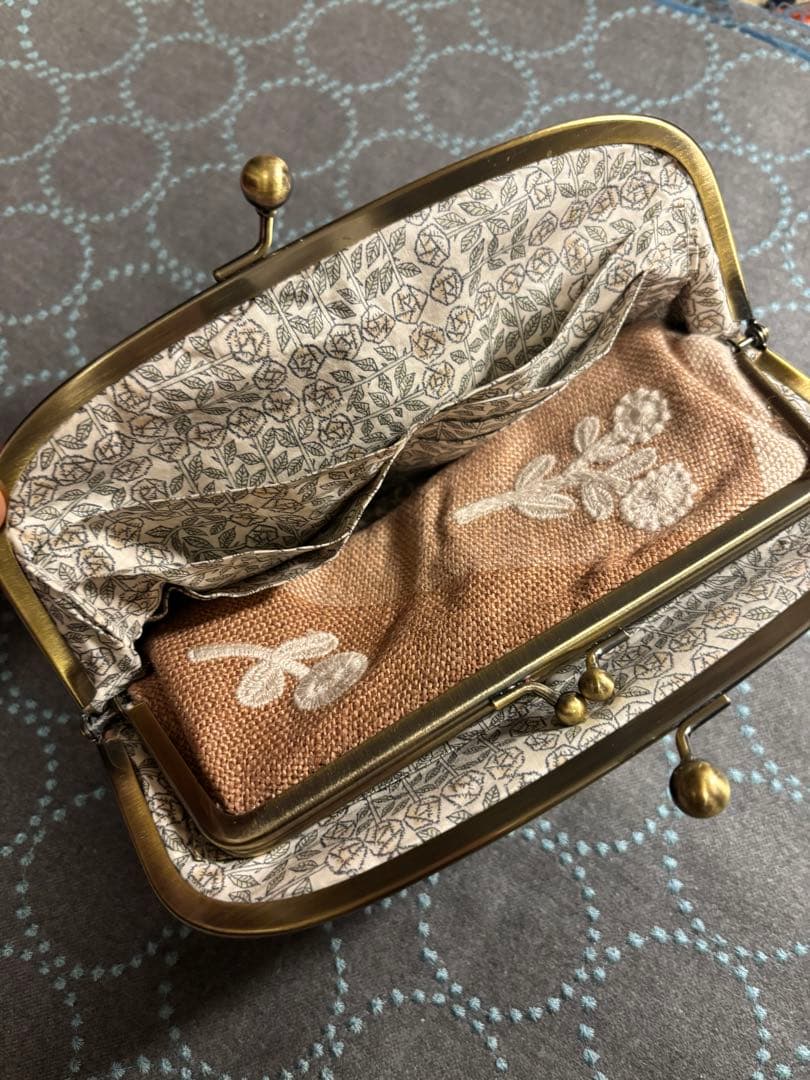 ミナペルホネン　親子がま口