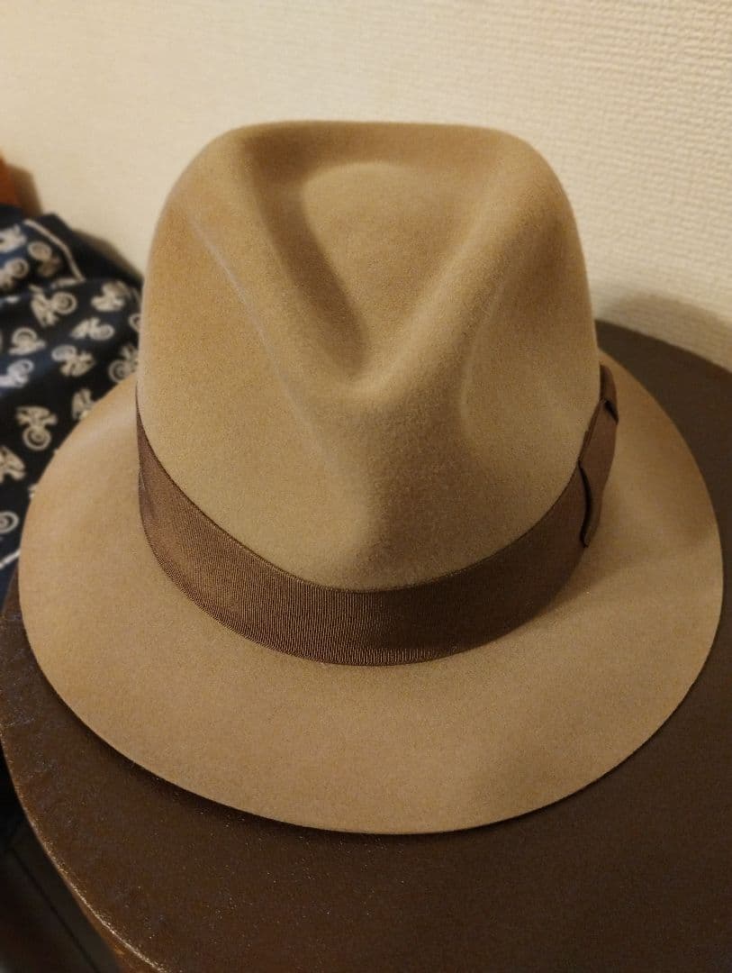 銀座トラヤ帽子店のハット/KNOX/ビンテージ/兎毛100％