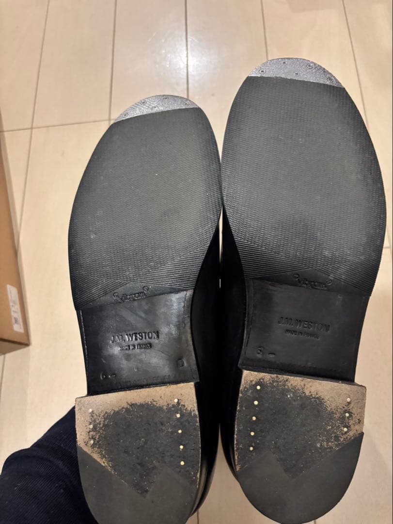 J.M.WESTON ジェイエムウエストン 180 ブラック 6ハーフＤ