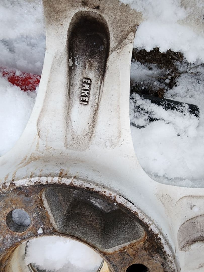 PCD100/4H✴ENKEI 5本スポーク16×6.5J 35