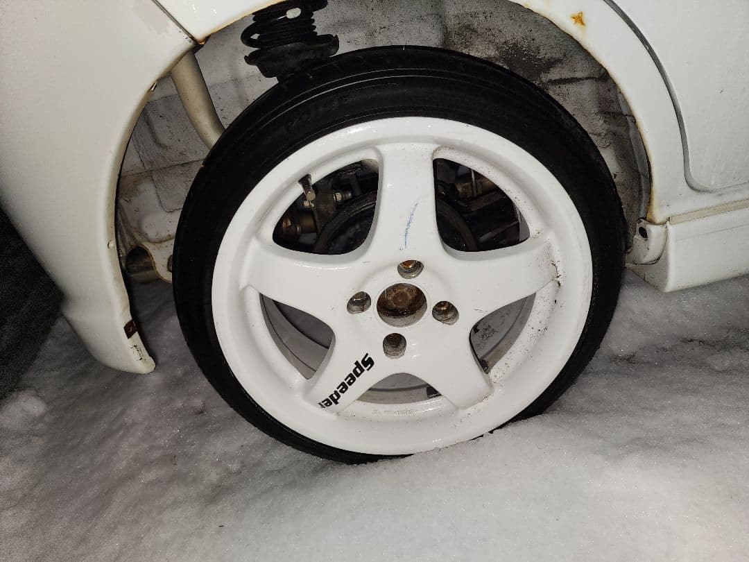 PCD100/4H✴ENKEI 5本スポーク16×6.5J 35