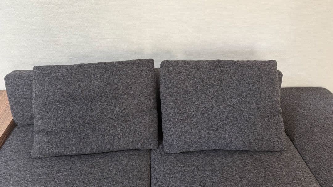 LOWYA ロウヤ ソファ リクライニング 座面下収納 3人掛け ベッド グレー