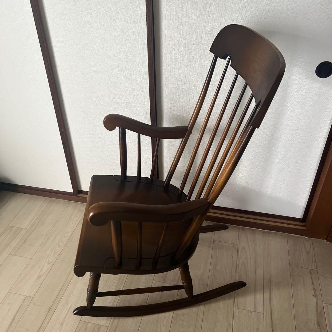 飛騨産業HIDA ロッキングチェア　木の椅子