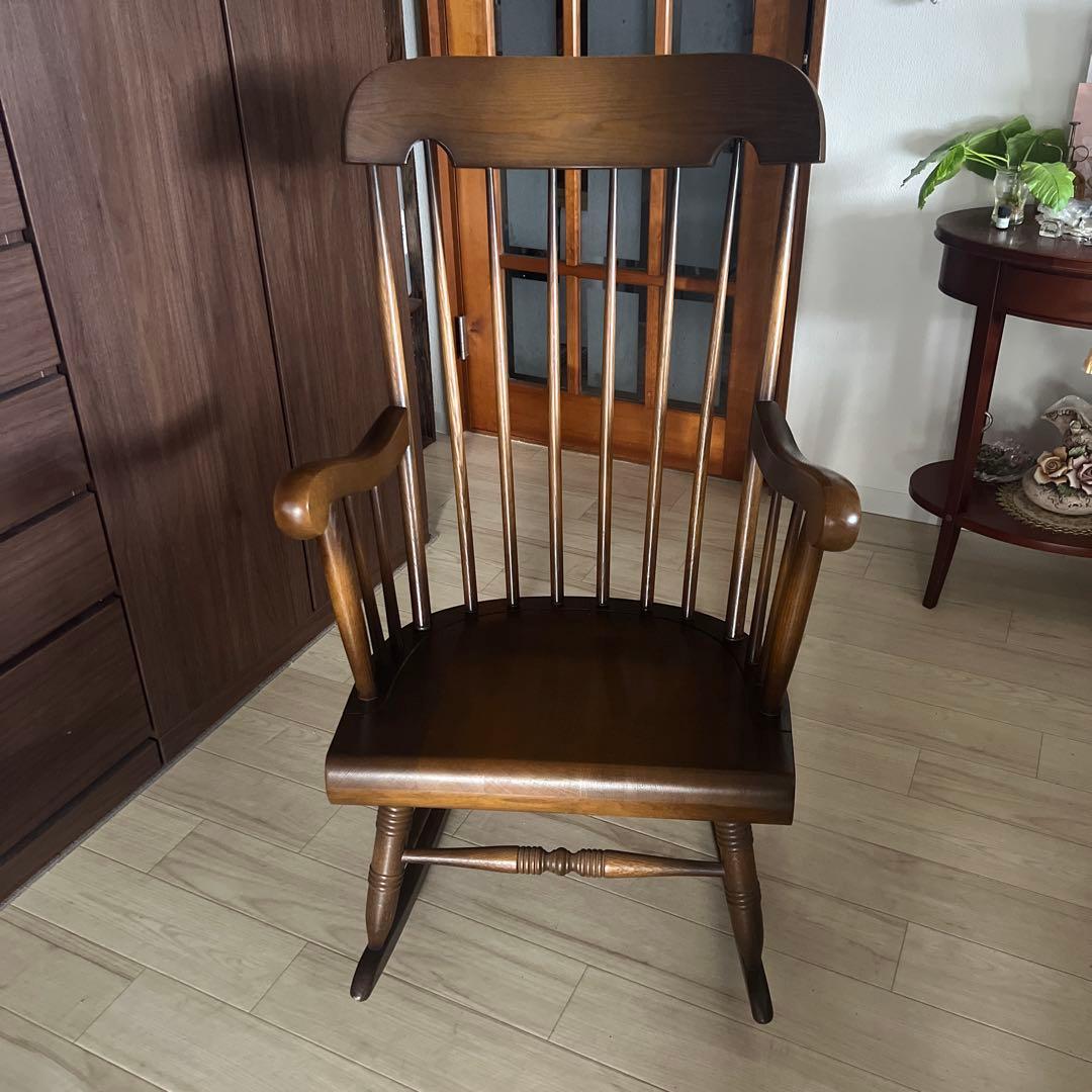 飛騨産業HIDA ロッキングチェア　木の椅子