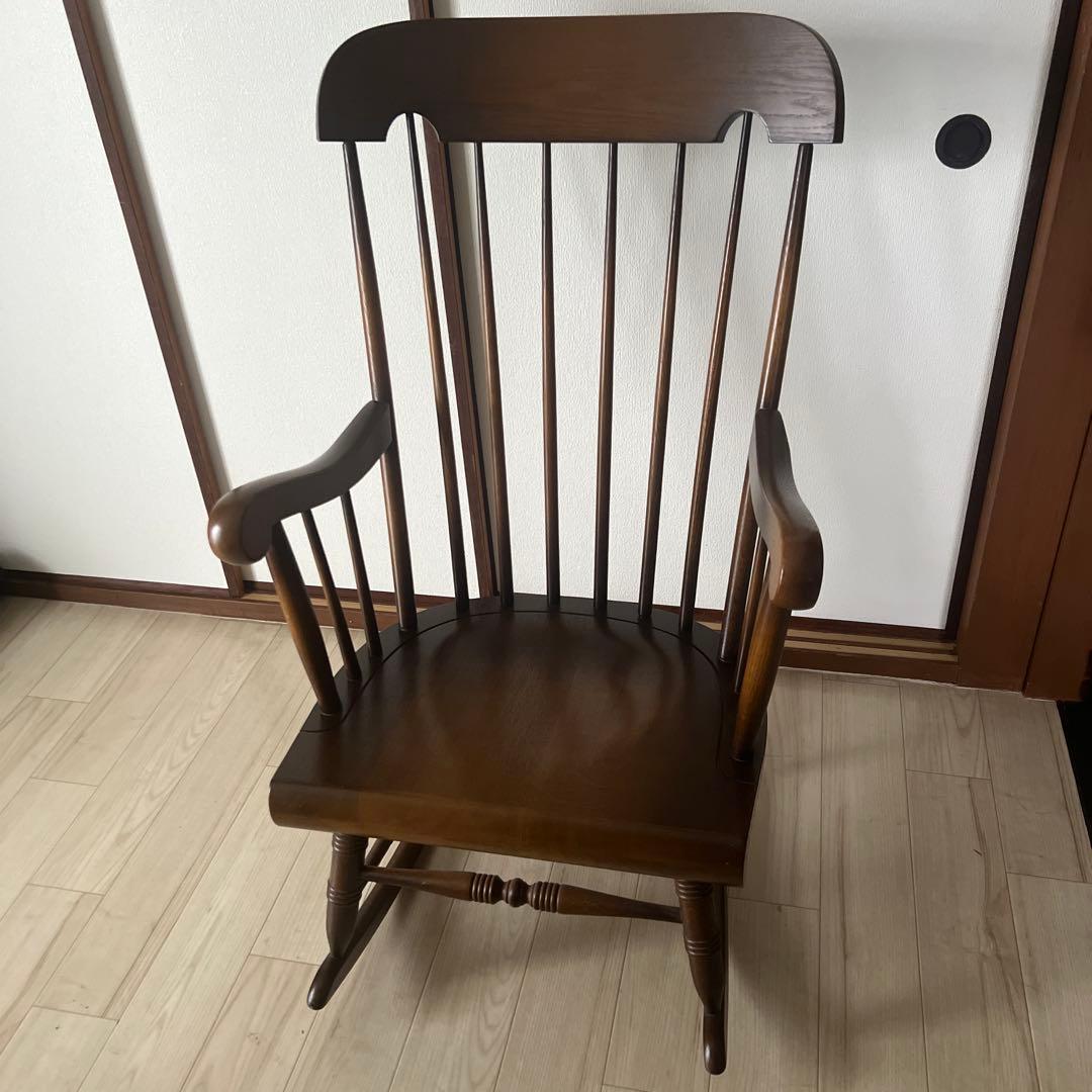 飛騨産業HIDA ロッキングチェア　木の椅子