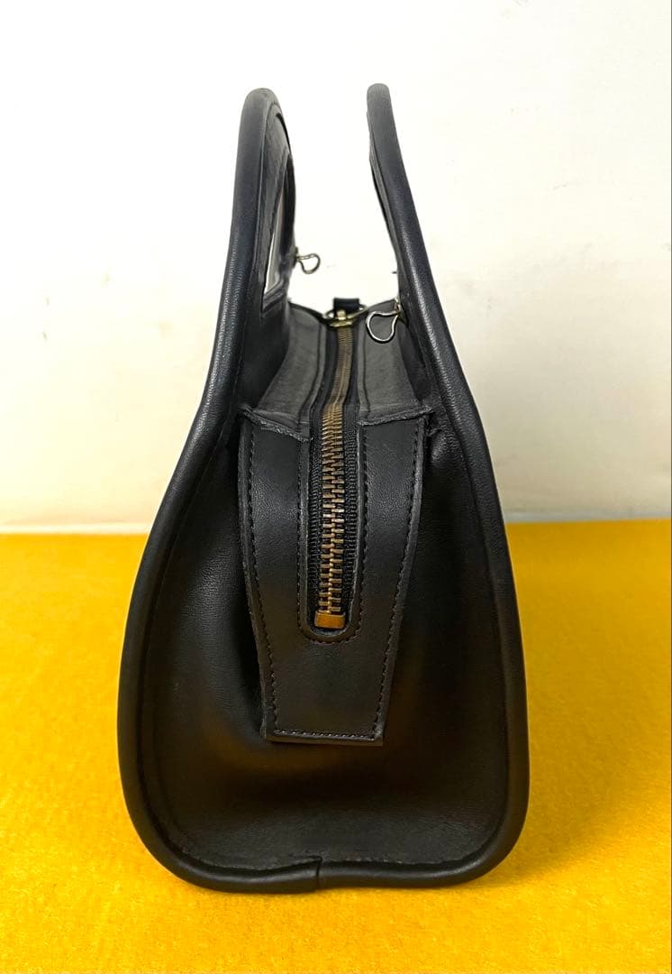 ●OLD COACH 9942 ハーフムーン 2way バッグ ブラック●