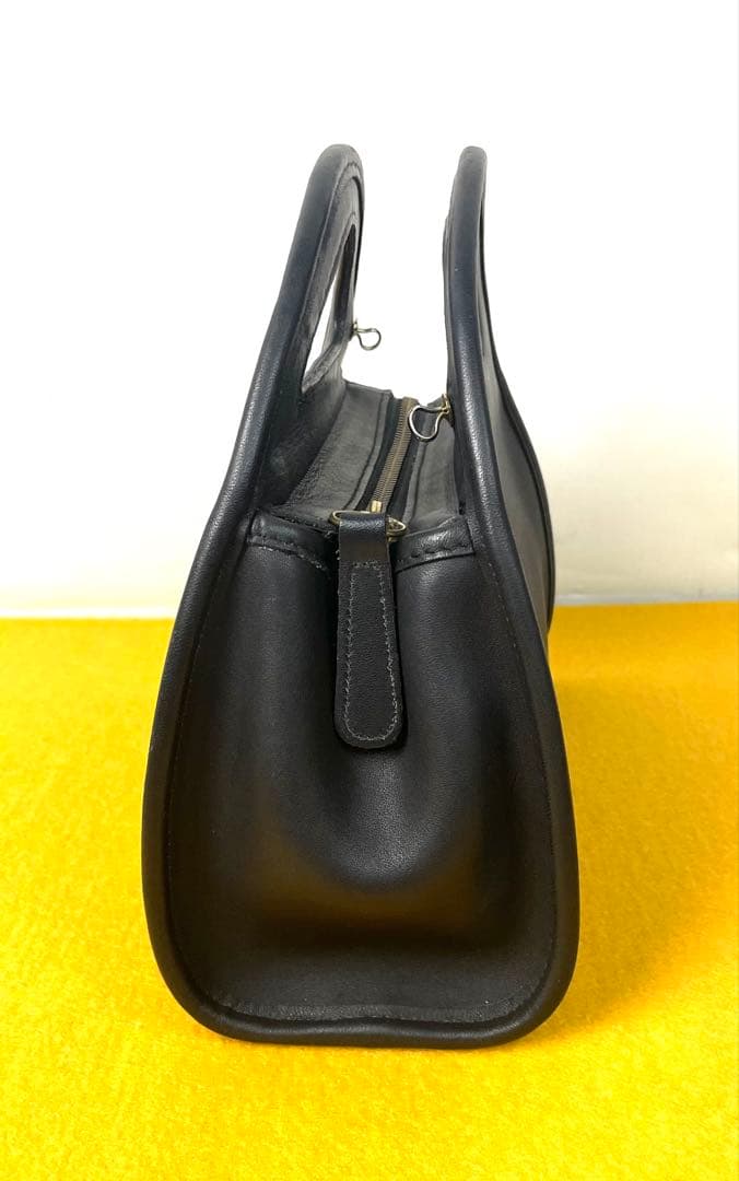 ●OLD COACH 9942 ハーフムーン 2way バッグ ブラック●