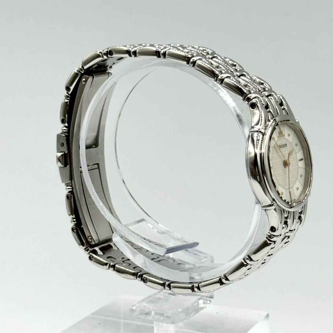 美品✨稼働 HATTORI SEIKO CREDOR 1Pオニキスブレスウォッチ